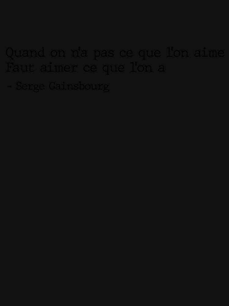 Serge Gainsbourg Serge Gainsbourg - citation classique Essential T-Shirt