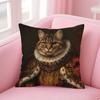 Ренессанс Королевский Кот Забавная Наволочка с принтом наволочка гостиная диван чехол для подушки декор комнаты спальни
