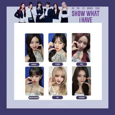 Айв Фотокарточка Мировой тур SHOW WHAT I HAVE 1 пачка (6 листов)