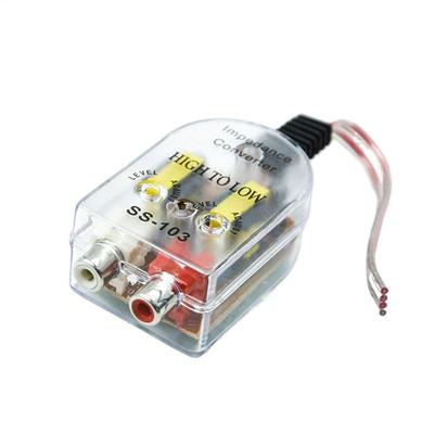 12V Автомобильный аудиосигнал Высокий к Низкому Регулируемый RCA Линейный Аудиоконвертер Импеданса Сабвуфера Низкочастотный аудиофильтр Аудиовыход