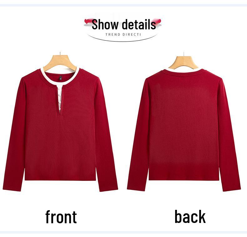 Шикарный осенний топ с длинным рукавом: Уютный, стильный и универсальный дизайн «два в одном»