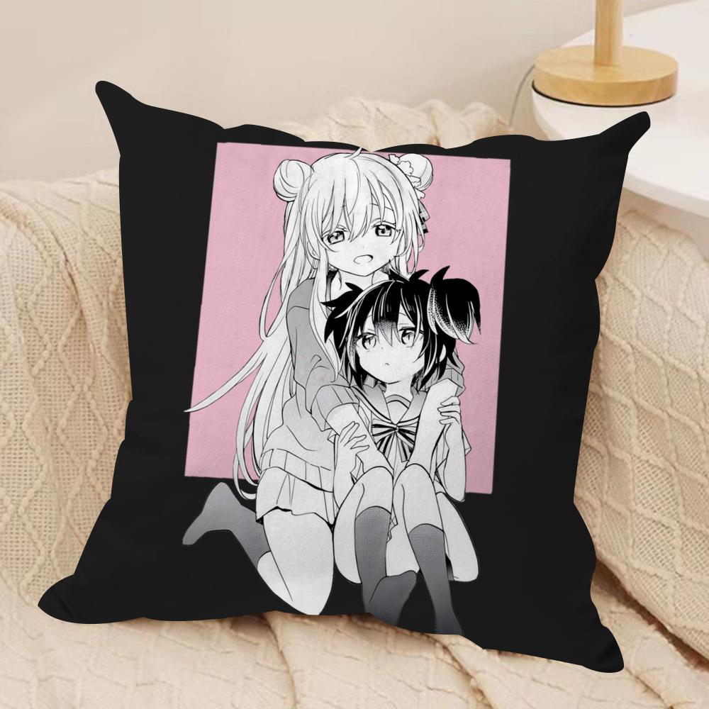 HHappy SSugar Life Cushion Cover Soft Plush Fabric DoubleSided Printed Sofa Cushion Cover for All Seasons Home Decor Gift