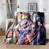 Record of Ragnarok Anime Cartoon Soft Plush Blanket,Flannel Blanket Throw Blanket for Living Room Bedroom Bed Sofa Picnic Cover