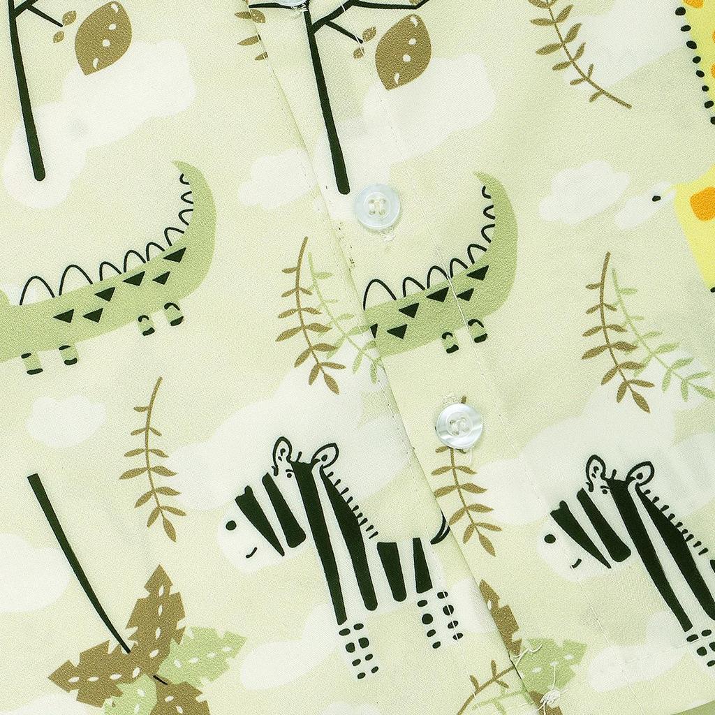 Детский комплект с короткими рукавами для детей от 0 до 5 лет, летняя новая рубашка с рисунком для мальчиков, повседневные шорты, комплект из двух предметов, милая детская одежда