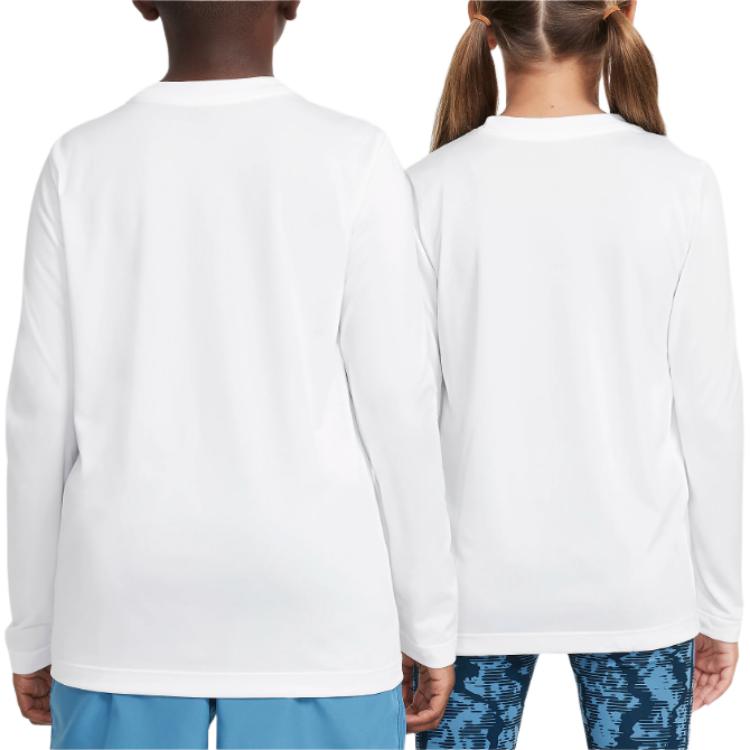 Nike Pre School T Shirts Crew Neck Moderate FZ5192-100