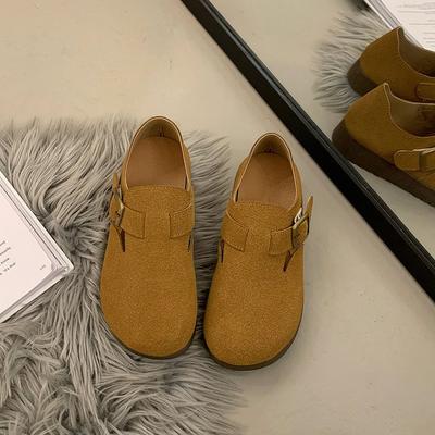 Женская обувь Boken 2024 новая летняя весенняя и осенняя одинарная обувь женская на толстой мягкой подошве Doudou для беременных женщин обувь Boken женская обувь