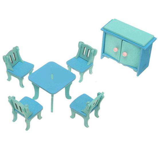 Деревянный миниатюрный кукольный домик, мебель, набор игрушек, рождественский подарок для детей