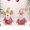 Рождественский гном плюшевый декор для дома милая розовая рождественская кукла