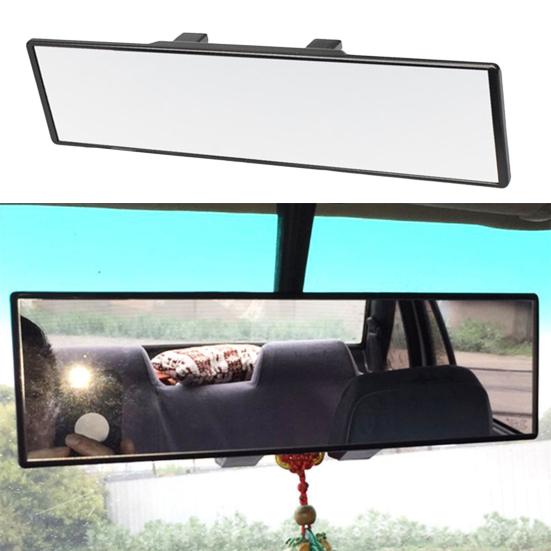 Расширитель зеркала заднего вида Широкоугольное выпуклое Салонное зеркало заднего вида с клипсой Универсальное Антибликовое Панорамное зеркало заднего вида