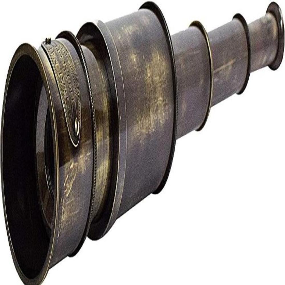 Латунный морской телескоп – 40 см, старинный морской инструмент, отделка под старину