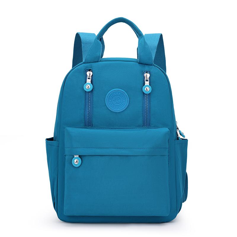 Однотонный женский рюкзак большой вместимости из нейлона