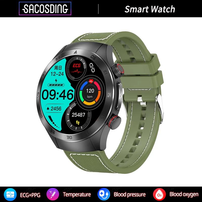 SACOSDING New 1.43 Inch AMOLED Screen Smart Watch 2024 Bluetooth Call Watches For Women Health Monitor Sport Fitness Women Smartwatch