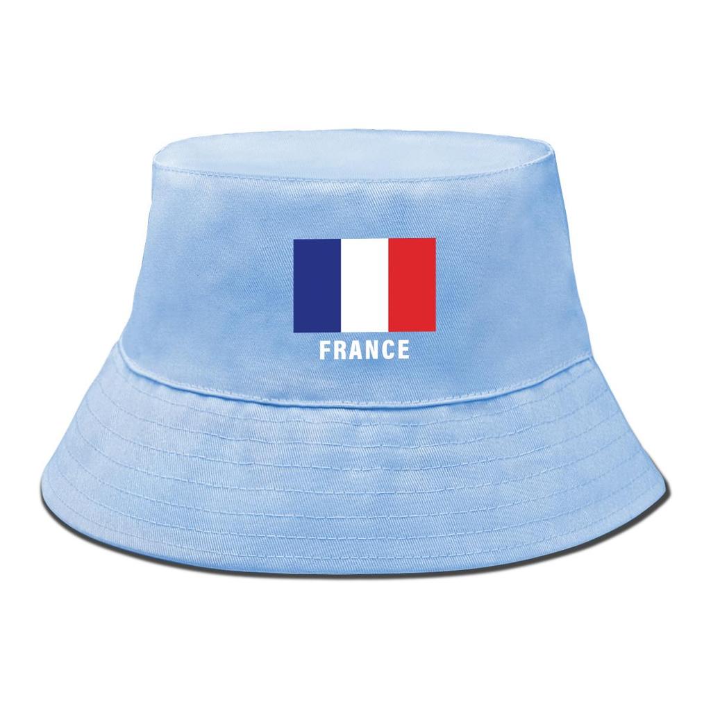 Bucket Hat With France Flag Print , Patriotic Fisherman Cap Simple Lightweight Casual Fishing Hat