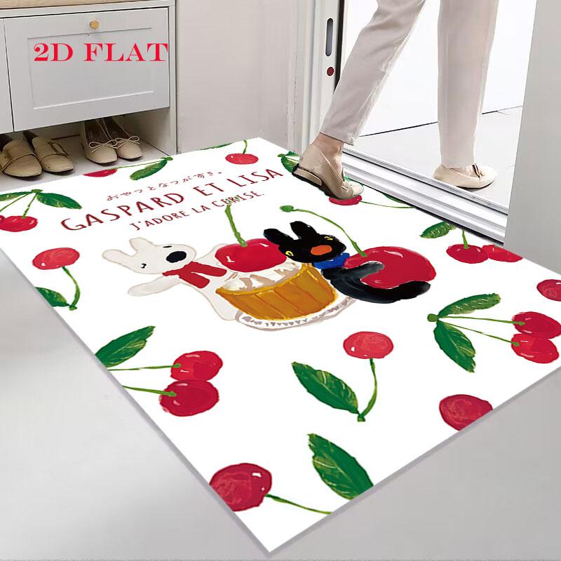 Gaspard Lisa Smile Carpet Rug for Living Room Bedroom Home Sofa Decoration,Kids play Nonslip Floor Mat