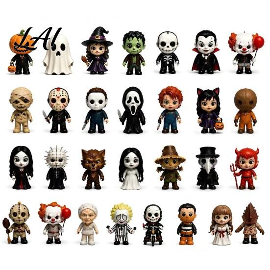 Gift for Boys Girls Halloween Advent Calendar 2026 24 Day Countdown Box with 3D Exciting Holiday Novelty Figurines Collectible Spooky Toy Set Kids,