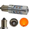 2 Pcs H21W LED Bulb BAY9S 12-24V CANBUS Orange USA