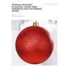 Pearlescent Christmas Ball Plastic Holiday Decorations Durable Xmas Baubles  Shopping Mall