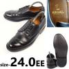 Goodyear Welt Leather Plain Toe Shoes 80s-90s Vintage Size 24.0EE Black(USED)