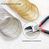 Memory Steel Ring Wire Collar for DIY Pearl Beading Bracelet & Ring Making