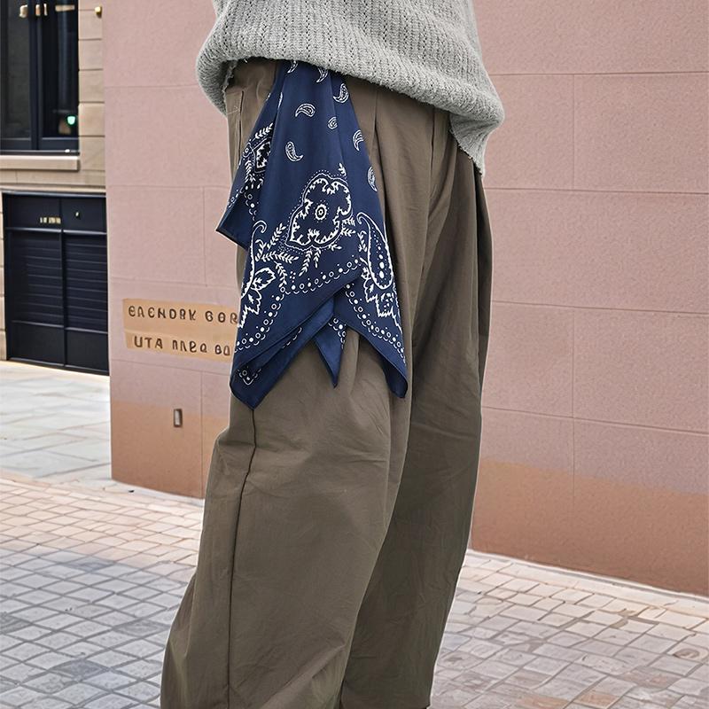 Newest Cashew Printed Hijab Bandana Fashion Cotton Square Scarf Headband Fancy Kerchief Muslim Headscarf