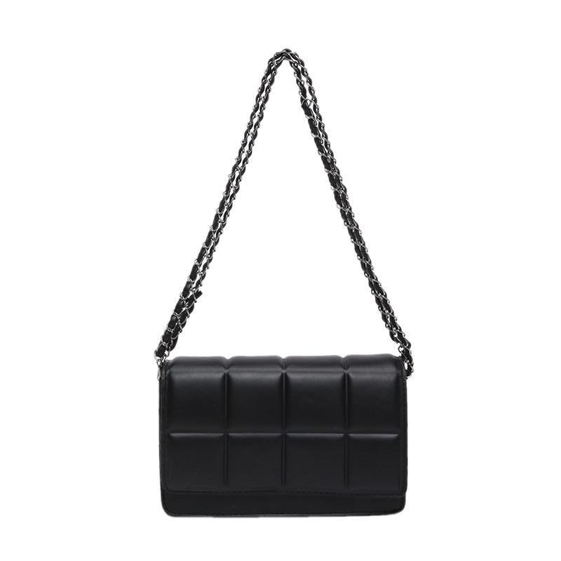 Дизайнерская клетчатая сумка-цепочка женская дорогая сумка женская сумка через плечо маленькая квадратная сумка