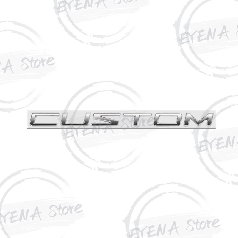 DUSP4 For Ford Transit Custom Tourneo MK7 MK8 Tuning Logo Lettering Metal Badge Stickers Car Rear Trunk Body Emblem Auto Accessories