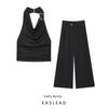 Kaslead New Women Clothes Western Style Neck Collar Accessories Top Wide Leg Pants 3564127 3564128