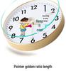 Radio-Controlled School Wall Clock for Classroom and Children's Bedroom