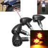 6LED Black Shell Smoke Cover Yellow Light Motorcycle Modified Turn Signal Light