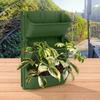 Home Office Durable Plastic Wall Mounted Hanging Planter Succulent Flower Pot