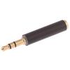 1Pcs 3.5Mm Stereo 3 Pole Male To 4 Pole 3 Ring Female Audio Adapter Converter