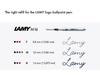 LAMY logo red Elegant and sturdy plastic case ballpoint pen Medium line width Includes large capacity LAMY M 16 M+ - - - (black) refill.