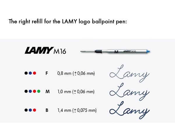LAMY logo red Elegant and sturdy plastic case ballpoint pen Medium line width Includes large capacity LAMY M 16 M+ - - - (black) refill.