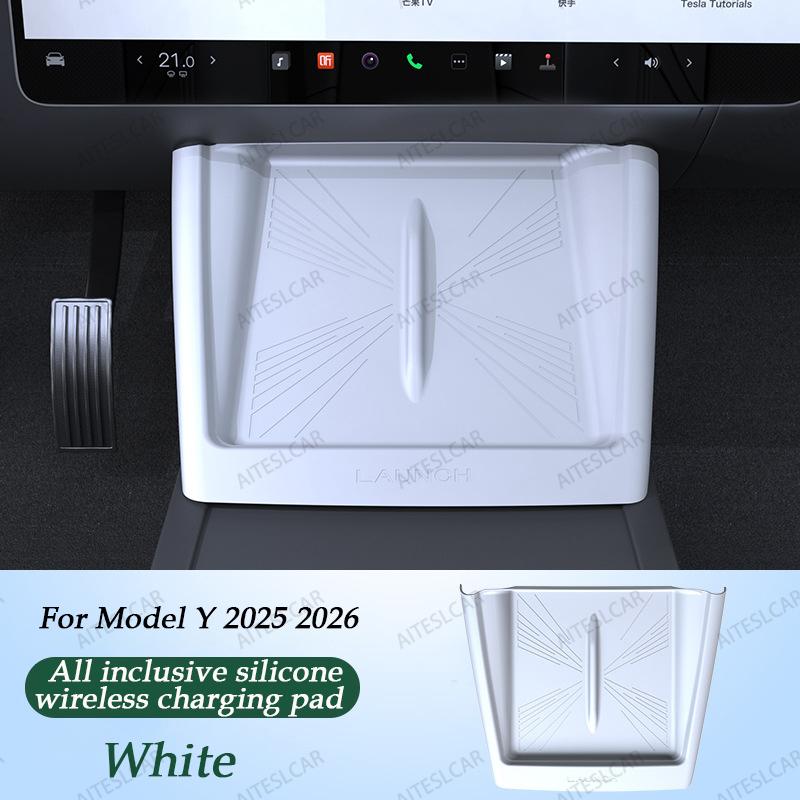Для Tesla Model 3 Y 2025 2026 Силиконовая Защитная Рамка Покрытие Края Центральная Консоль Модель Y Juniper Защитная Пленка для Экрана Навигации