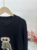 Женский модный вязаный свитер Raf Simons с вышивкой мишки - Мода Осень/Зима