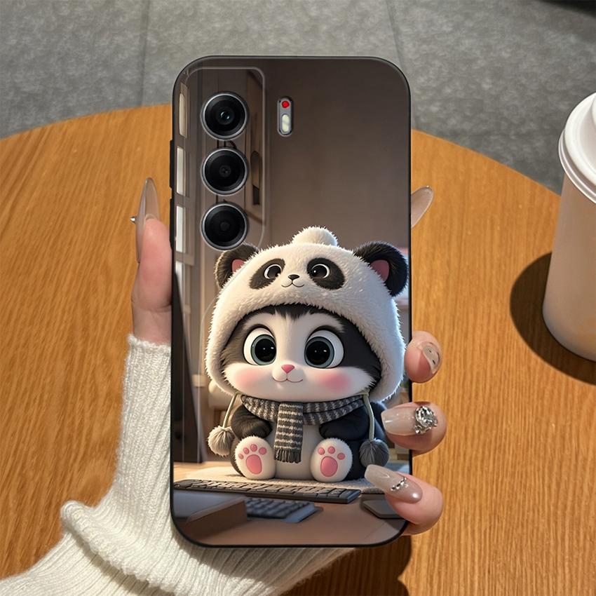 Для Tecno Camon 40 20 19 17 16 15 Pro Premier 18P 16S 17T Чехлы для телефона Матовый силикон Милый бантик Легкие Противоударные чехлы Для Tecno Camon18i Бампер