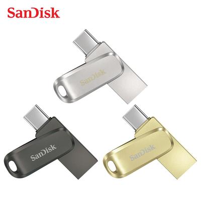 SanDisk 128 ГБ USB Type-C OTG 2-в-1 флеш-накопитель sandisk ultrd Dual Drive Luxe 64 ГБ 256 ГБ 512 ГБ Металлический USB-накопитель Для ПК/Mac/iPad/Телефона