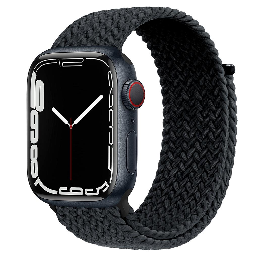 Ремешок для Apple Watch 44 мм 40 мм 45 мм 41 мм 42 мм ultra 49 мм correa Плетеный браслет Solo Loop Apple watch series 7 3 5 se 6 8