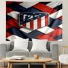 Atletico Madrid Print Tapestry, Lightweight Wall Hanging, for Bedroom, Dorm, Living Room, Home Art Decor - Birthday Christmas Gift for Friends