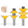 Woodworking Milling Cutter Three-piece Door Frame Mortise Cutter One-time Forming Solid Wood Door Cutter Door Frame Mortise Cutter Engraving Machine