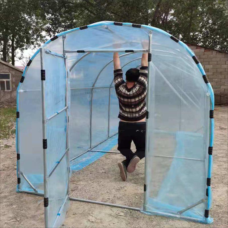 Steel Frame Home Greenhouse: Waterproof Sunshade & Insulation for Succulents and Flowers
