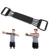 CAWKAY Rope Expander for Strength Training, 5-Tube Bench Press, Band Resistance, Chest Builder, Arm Expander