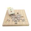 Wooden Shogi Board Set Hiba 10 Tabletop Joint Shogi Board and Wooden Maple Push Pieces Red Lining the Most Popular Font of the Four Major In a