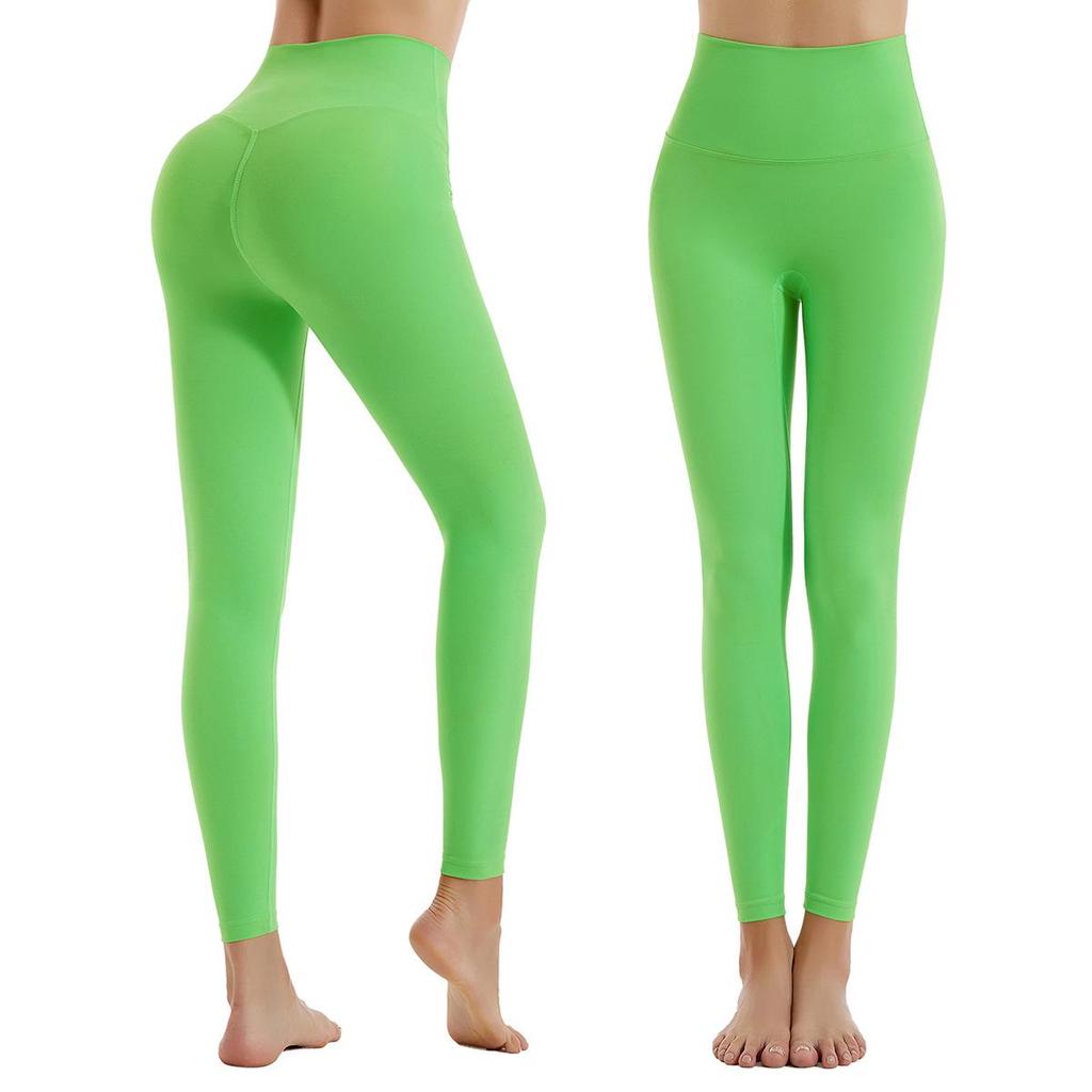 Silk Grid Women's High Waist Yoga Pants - Spring/Summer, Hip-Lifting, Quick-Drying, Sweat-Wicking Running Tights.