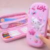3D EVA Large Capacity Pencil Case Pen Holder Cute Cartoon Pencil Bag For Girls Boy Kids School Stationery Pencil Box Pencilcase