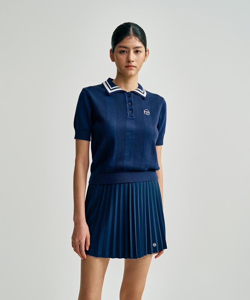 SERGIO TACCHINI W Повседневный мужской лонгслив-поло с коротким рукавом