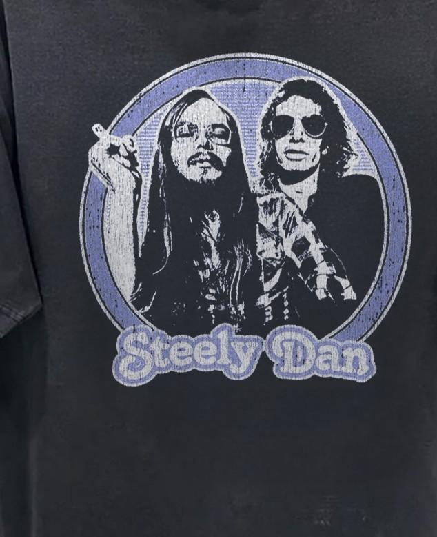 1980 Steely Dan Washed T-Shirt Black M