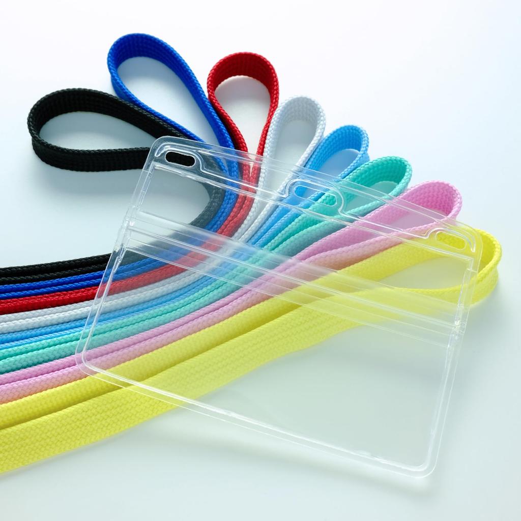 Открытый промышленный подвесной бейдж для имени, табличка с именем, держатель для карточки, держатель для имени, упаковка 10 штук, на молнии, мягкий чехол, синий, NL-23-BU