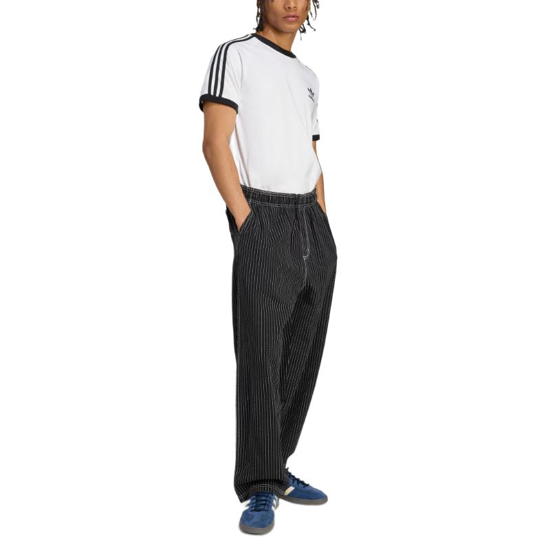 adidas Оригинальные свободные чиносы Wabash Модные универсальные мягкие свободные спортивные длинные брюки Мужские брюки JW0180