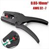 Mini Automatic Wire Stripper 2 in 1 Cutting Pliers Stripping Pliers for 0.03-10mm2 Cable Cutting
